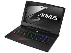 En test : l'Aorus X7 v7. Modèle de test aimablement fourni par Gigabyte.