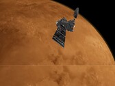 Impression d'artiste de la sonde ExoMars 2016 Trace Gas Orbiter sur Mars