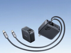 Baseus a commercialisé en Europe le chargeur rétractable EnerCore CJ21 67W USB-C (photo). (Source de l&#039;image : Baseus)