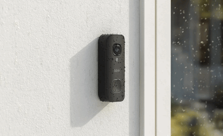 La sonnette vidéo Blink 2K+ est résistante à l'eau selon la norme IP65