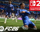 La bannière EA Sports FC 26 Switch 2 est montrée (Image source : Nintendo of America, EA Sports avec modifications)