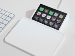 Illustration : module Stream Deck à 15 touches monté sur un trackpad. Les amateurs peuvent désormais ajouter des boutons Stream Deck à leurs constructions personnalisées sans avoir à démonter les versions commerciales. (Source de l'image : Elgato)