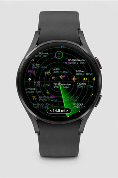 Affichage des avions de type radar sur Flight Scanner