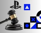 Bannière PlayStation avec le marteau du juge (Source de l'image : Sony PlayStation avec modifications)