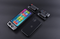 Le GPD XP est une console de jeu portable Android dotée d'un contrôleur modulaire. (Image source : GPD)
