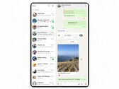 WhatsApp permet enfin aux utilisateurs d'envoyer des photos non compressées. (Image : Samsung / Meta, édité)