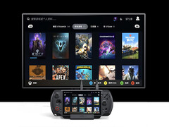 Le GPD Win 5 avec ce qui semble être une nouvelle station d'accueil GPD. (Source de l'image : GPD - édité)