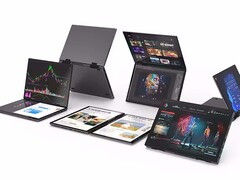 Un nouvel ordinateur portable de 10 pouces doté d'une configuration à double écran vient de faire son apparition sur le marché (Image source : Nwnlap)