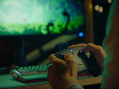 Le Steam Controller 2026 (ou Steam Controller 2), jouant à Hollow Knight : Silksong.