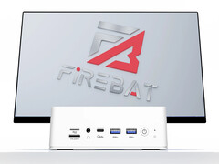 L'A8 dispose également de ports USB4. Photo : l'avant du mini PC dans une photo promotionnelle. (Source de l'image : Firebat)