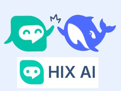 HIX.AI ajoute l'IA DeepSeek-R1 à son offre de chatbot sans connexion. (Source de l'image : HIX.AI)