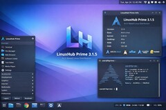 LinuxHub Prime 3.1.5 est une autre distribution basée sur Arch qui a été mise à jour ce mois-ci