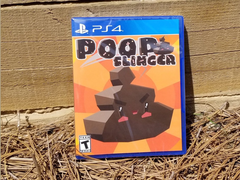 Une photo de l’un des disques de jeu PS4 les plus rares au monde, Poop Slinger