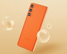 Le Samsung Galaxy F55 5G est doté d'un dos en cuir qui attire l'attention. (Image : Samsung)