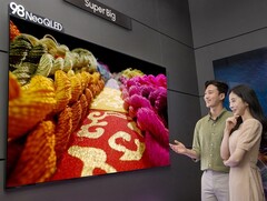 Le téléviseur Samsung NEO QLED 2022 de 98 pouces a été lancé en Corée du Sud. (Image source : Samsung)