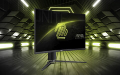 Le MAG 27CQ6PF est une option économique après les récents moniteurs de jeu QD-OLED haut de gamme de MSI. (Source de l'image : MSI)