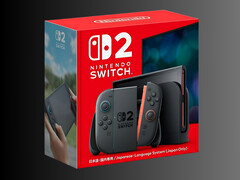 La boîte de la version japonaise de la Switch 2 est présentée (Image source : Amazon Japan)