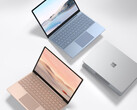 Le Surface Laptop Go 2 devrait être lancé en quatre couleurs, dont les trois présentées ici. (Image source : Microsoft)