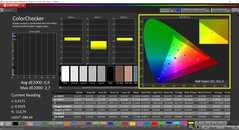 CalMAN ColorChecker calibré