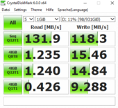 Dell G5 15 5587 - CrystalDiskMark 6 (HDD).