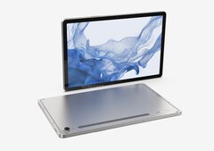 La série Galaxy Tab S9 FE sera nettement moins chère que ses homologues Galaxy Tab S9. (Source de l'image : @OnLeaks & MediaPeanut)