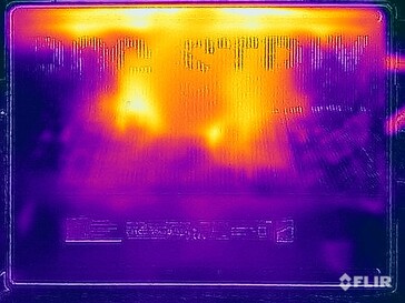 Test de résistance aux températures de surface (en bas)