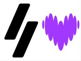 Les logos de Winamp et Deezer.