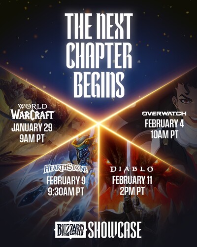 Feuille de route pour 2026 : dates des prochaines présentations de WoW, Overwatch, Hearthstone et Diablo par Blizzard. (Source de l'image : Blizzard)