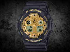 Les montres GA-010GGB-1A9 et GA-100GGB-1A9 (photo) de Casio arrivent en Europe. (Source de l'image : Casio)