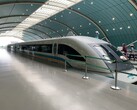Les trains à sustentation magnétique actuellement en service, tels que le train de Shanghai illustré ici, circulent à des vitesses maximales comprises entre 186 et 268 mph.