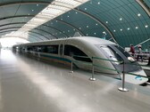 Les trains à sustentation magnétique actuellement en service, tels que le train de Shanghai illustré ici, circulent à des vitesses maximales comprises entre 186 et 268 mph.