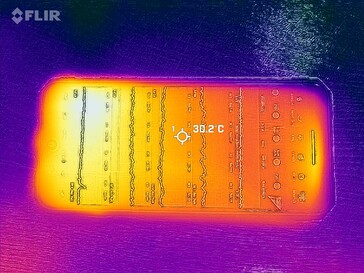 Carte thermique avant