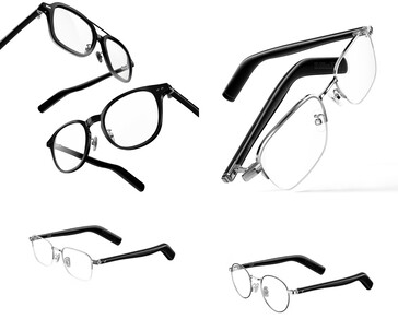 Options de monture des lunettes intelligentes