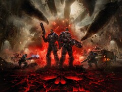 Illustration promotionnelle officielle de Gears of War: E-Day.