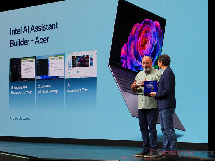 Intel Panther Lake est doté d'un NPU plus puissant qui permet de multiplier les cas d'utilisation de l'IA. (Source de l'image : Notebookcheck)