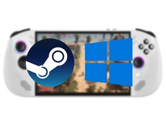 Le Lenovo Legion Go S peut fonctionner sous SteamOS et Windows. (Source de l'image : Lenovo, Steam, Windows, édité)