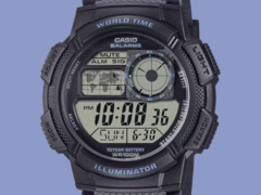 La montre Casio AE-1000W-8AV (ci-dessus) est lancée en Europe. (Source de l'image : Casio)