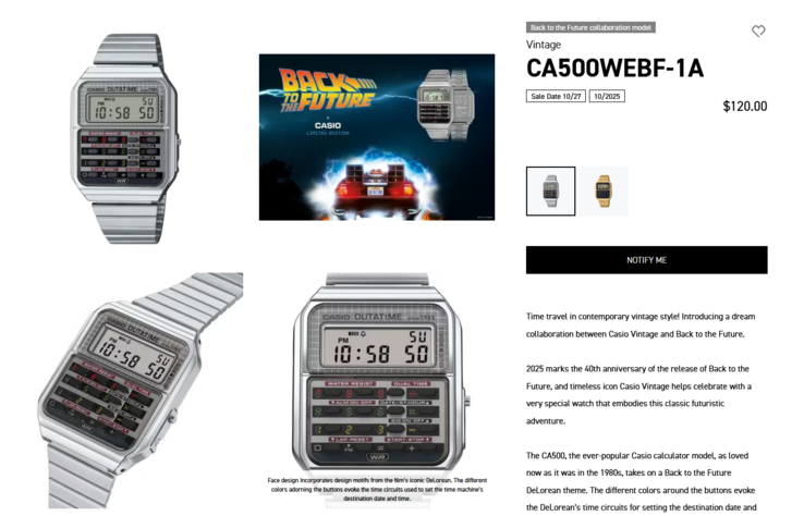 (Source de l'image : Casio US)