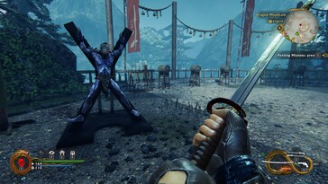 Sur l’image : une capture d’écran du jeu Shadow Warrior 2.