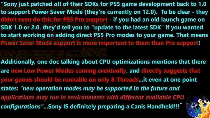 Sony semble préparer les développeurs à la PS6. (Source de l'image : Moore's Law Is Dead sur YouTube)