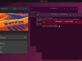 Capture d'écran du bureau Ubuntu 25.10 "Questing Quokka" montrant les changements de GNOME 49 (Image source : Canonical)