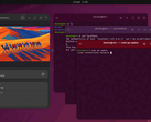 Capture d'écran du bureau Ubuntu 25.10 "Questing Quokka" montrant les changements de GNOME 49 (Image source : Canonical)