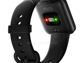 La POCO Watch est une Redmi Watch 2 re-brandée. (Image source : @OnLeaks &amp; Digit.In)