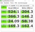 Dell G3 17 3779 - CrystalDiskMark 3 (SSD).