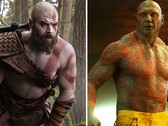 Une photo côte à côte de Ryan Hurst et Dave Bautista