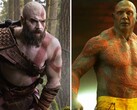 Une photo côte à côte de Ryan Hurst et Dave Bautista