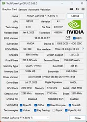 GPU-Z (1-Click-OC activé)