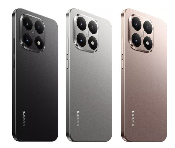 Le Xiaomi 15T dans ses trois couleurs de lancement selon les rumeurs. (Source de l'image : via Roland Quandt)