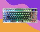 Le clavier mécanique Asus ROG NightMagic Extreme Special Edition est doté d'une coque et de touches entièrement transparentes. (Source de l'image : Asus, Unsplash, édité)