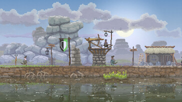 En photo : Une capture d'écran de Kingdom : New Lands.